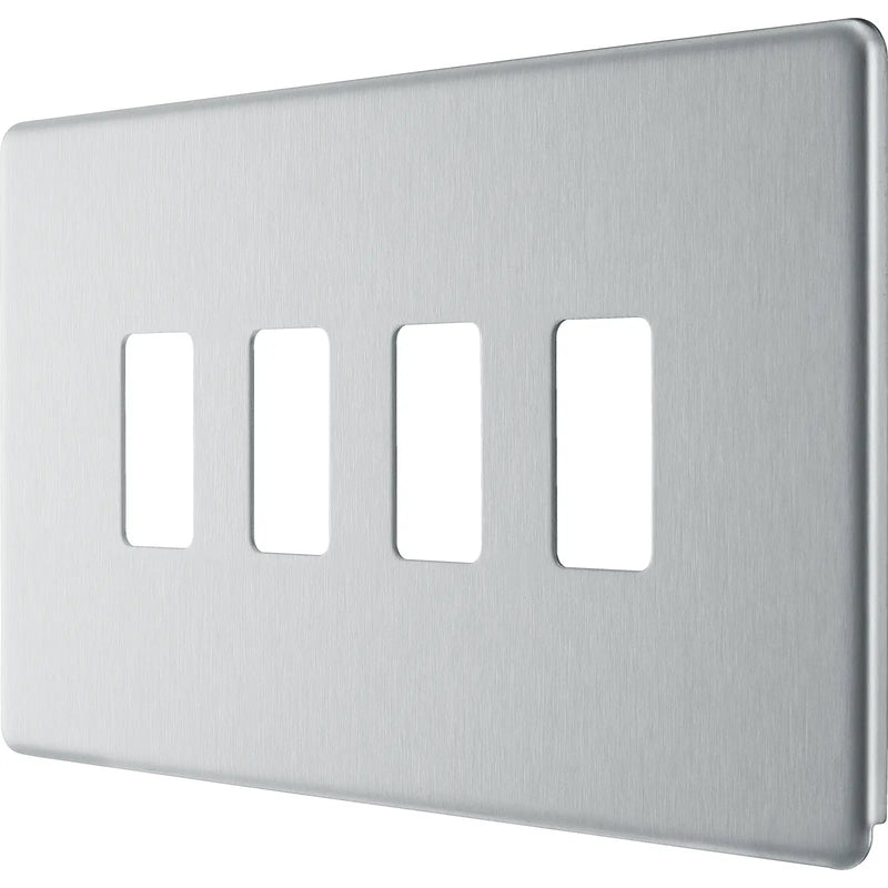 BG Electrical Grid - 4 module, rectangular