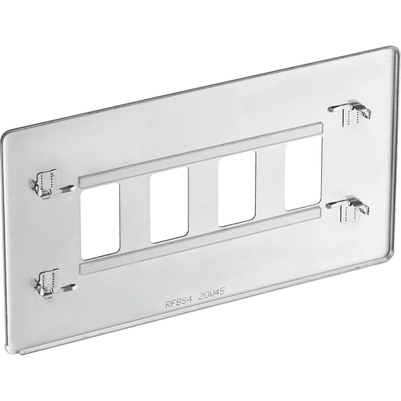 BG Electrical Grid - 4 module, rectangular