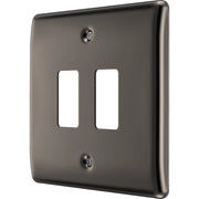BG Electrical Grid - 2 module, square