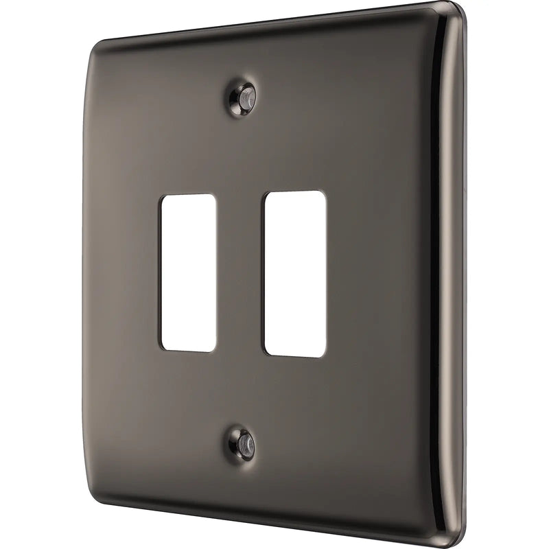 BG Electrical Grid - 2 module, square