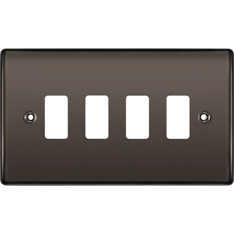 BG Electrical Grid - 4 module, rectangular