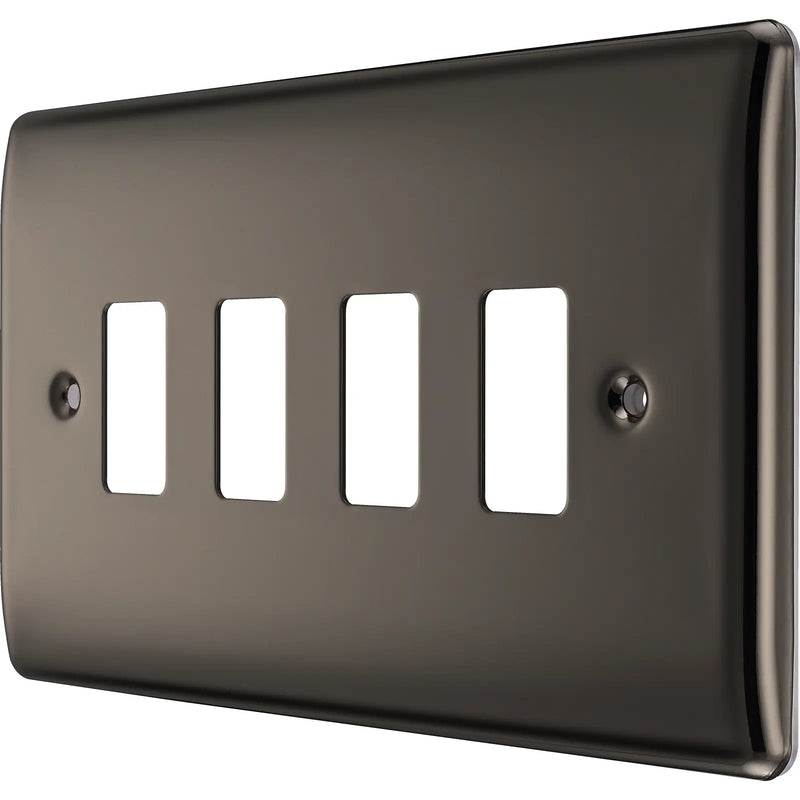 BG Electrical Grid - 4 module, rectangular