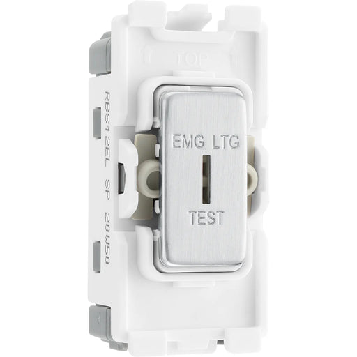 BG Electrical Grid - 2 way, single pole, printed EMG LTG TEST