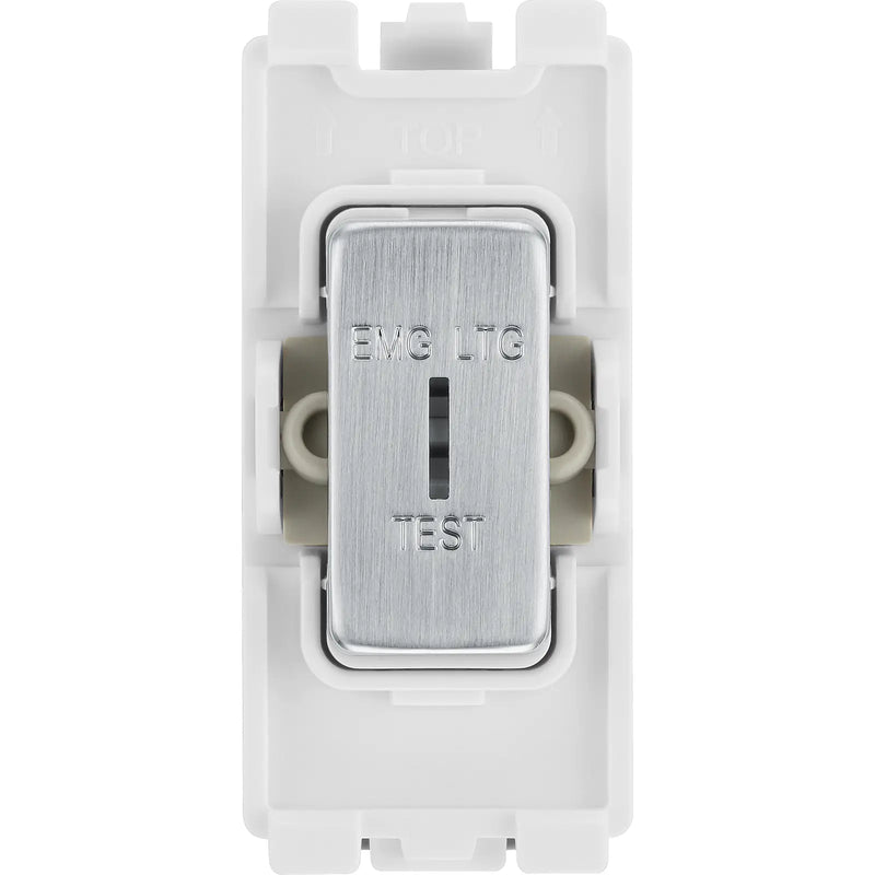 BG Electrical Grid - 2 way, single pole, printed EMG LTG TEST