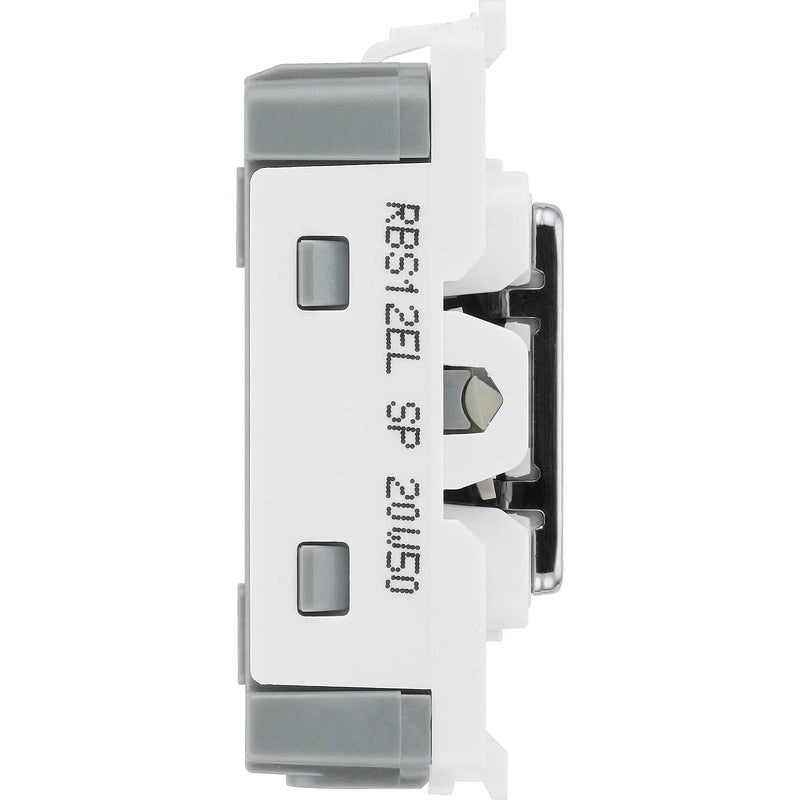 BG Electrical Grid - 2 way, single pole, printed EMG LTG TEST