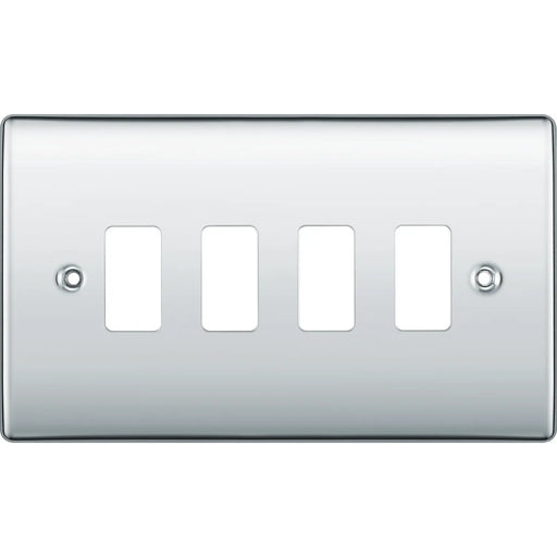BG Electrical Grid - 4 module, rectangular