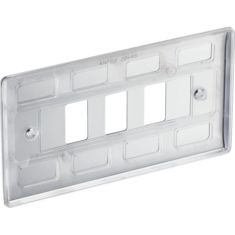 BG Electrical Grid - 3 module, rectangular