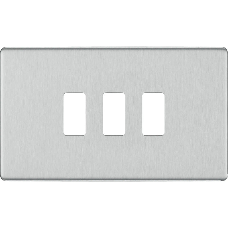 BG Electrical Grid - 3 module, rectangular