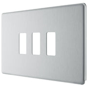 BG Electrical Grid - 3 module, rectangular