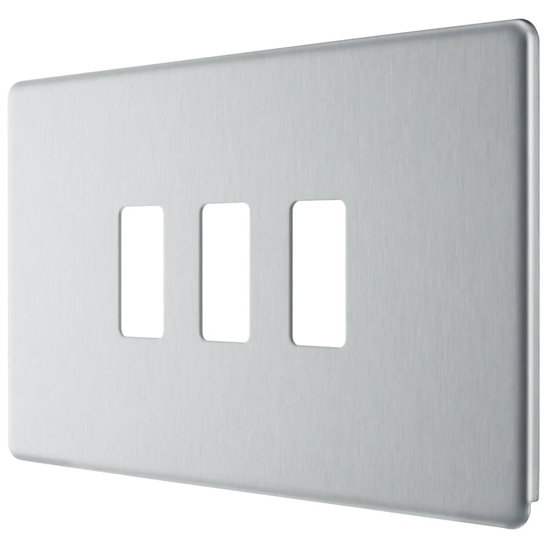 BG Electrical Grid - 3 module, rectangular