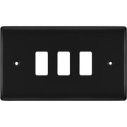 BG Electrical Grid - 3 module, rectangular