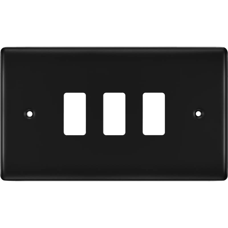 BG Electrical Grid - 3 module, rectangular