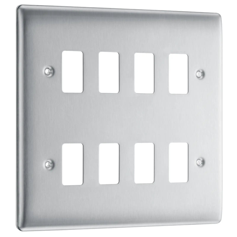 BG Electrical Grid - 8 module, square