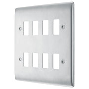 BG Electrical Grid - 8 module, square