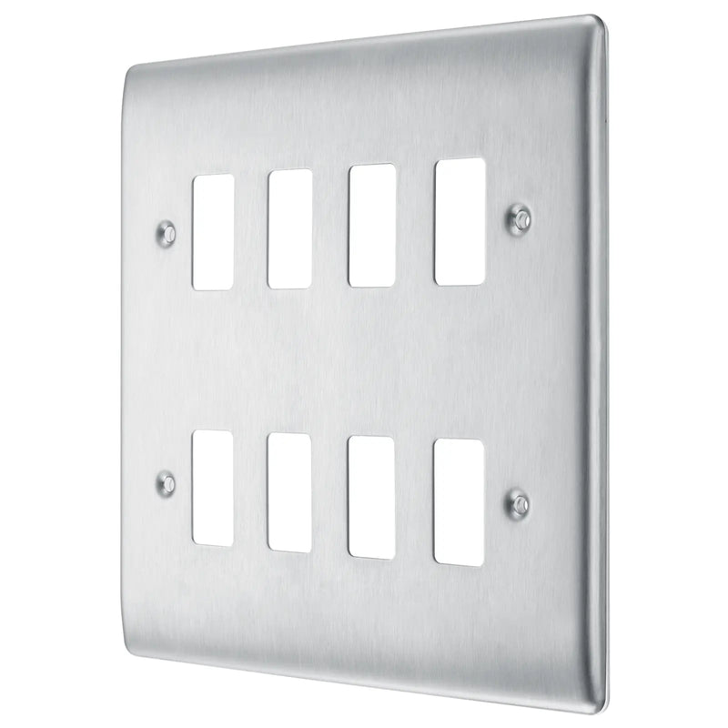 BG Electrical Grid - 8 module, square