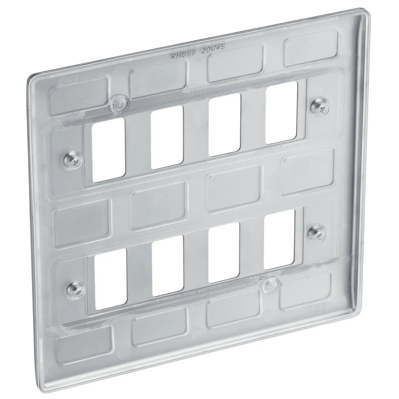 BG Electrical Grid - 8 module, square
