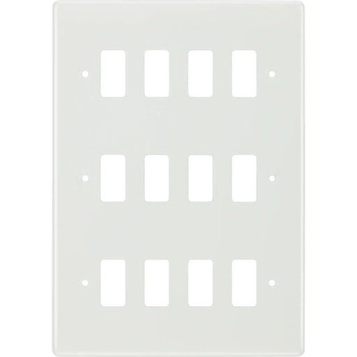 BG Electrical Grid - 12 module, rectangular