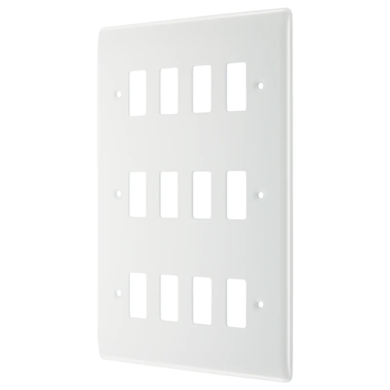 BG Electrical Grid - 12 module, rectangular