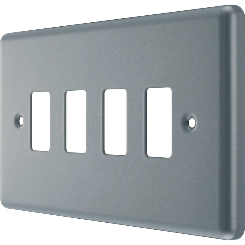 BG Electrical Grid - 4 module, rectangular