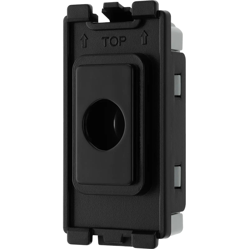 BG Electrical Grid - Flex outlet, up to 10mm (EVOLVE BLACK)
