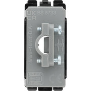 BG Electrical Grid - Flex outlet, up to 10mm (EVOLVE BLACK)