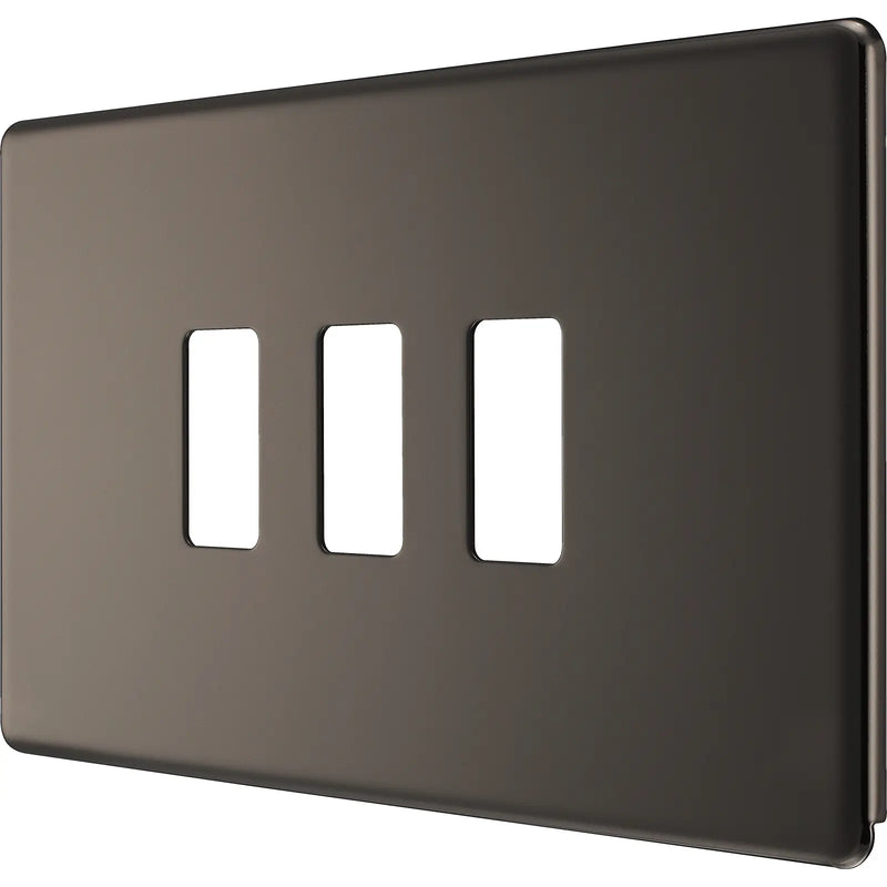 BG Electrical Grid - 3 module, rectangular