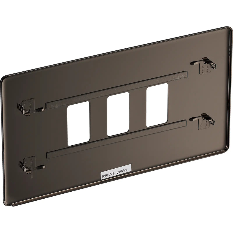 BG Electrical Grid - 3 module, rectangular