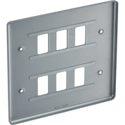 BG Electrical Grid - 6 module, square