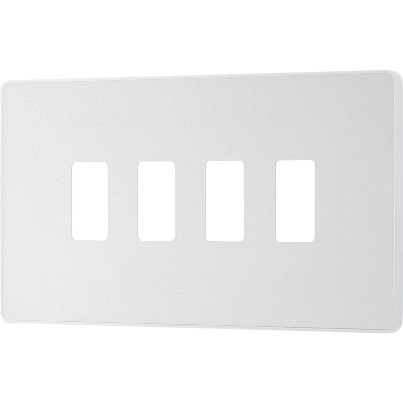 BG Electrical Grid - 4 module, rectangular