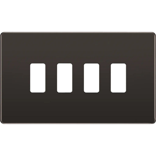 BG Electrical Grid - 4 module, rectangular