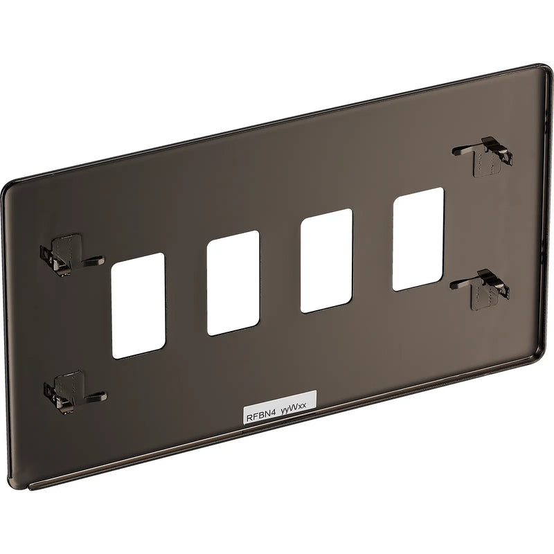 BG Electrical Grid - 4 module, rectangular