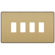 BG Electrical Grid - 4 module, rectangular