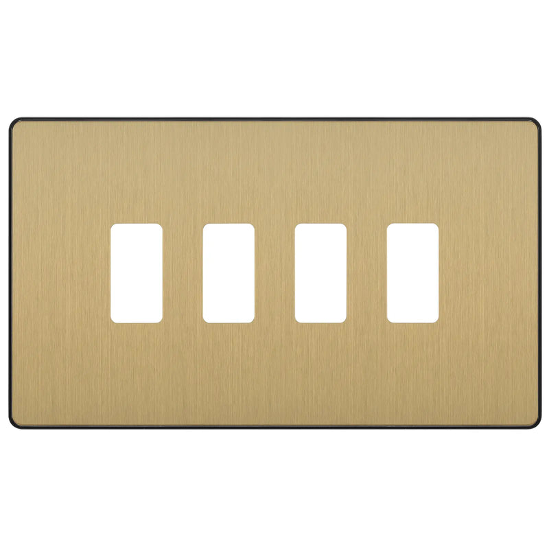 BG Electrical Grid - 4 module, rectangular