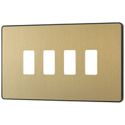 BG Electrical Grid - 4 module, rectangular