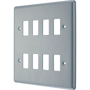 BG Electrical Grid - 8 module, square