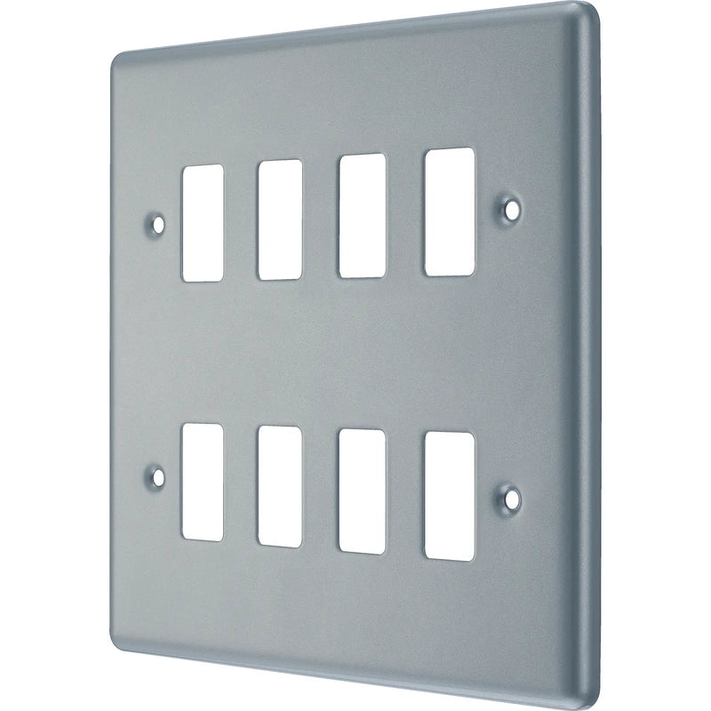 BG Electrical Grid - 8 module, square
