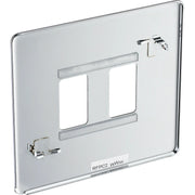 BG Electrical Grid - 2 module, square