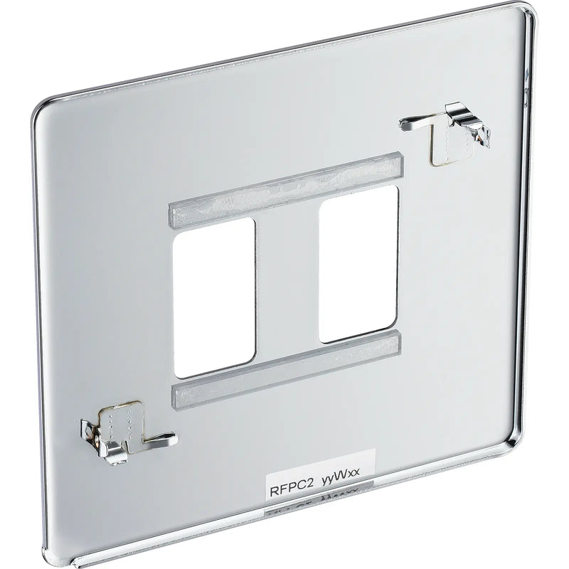 BG Electrical Grid - 2 module, square