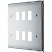 BG Electrical Grid - 6 module, square