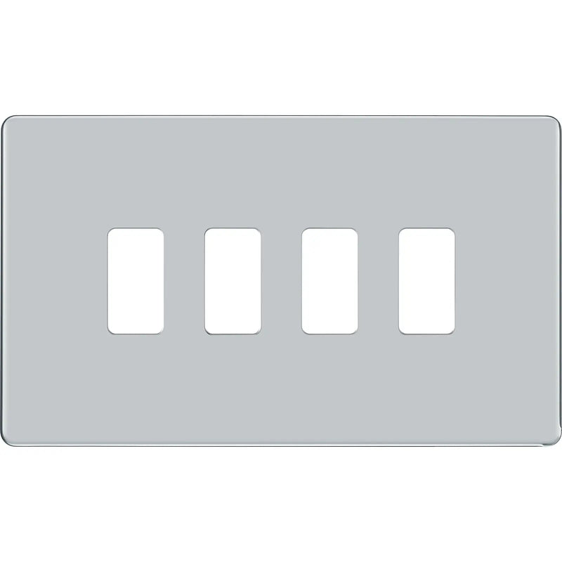 BG Electrical Grid - 4 module, rectangular