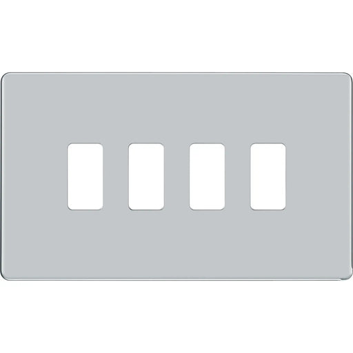 BG Electrical Grid - 4 module, rectangular