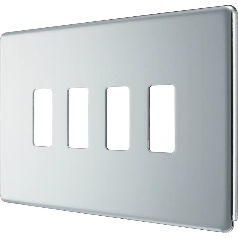 BG Electrical Grid - 4 module, rectangular