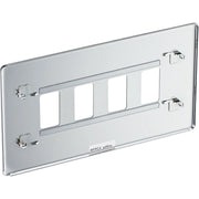 BG Electrical Grid - 4 module, rectangular