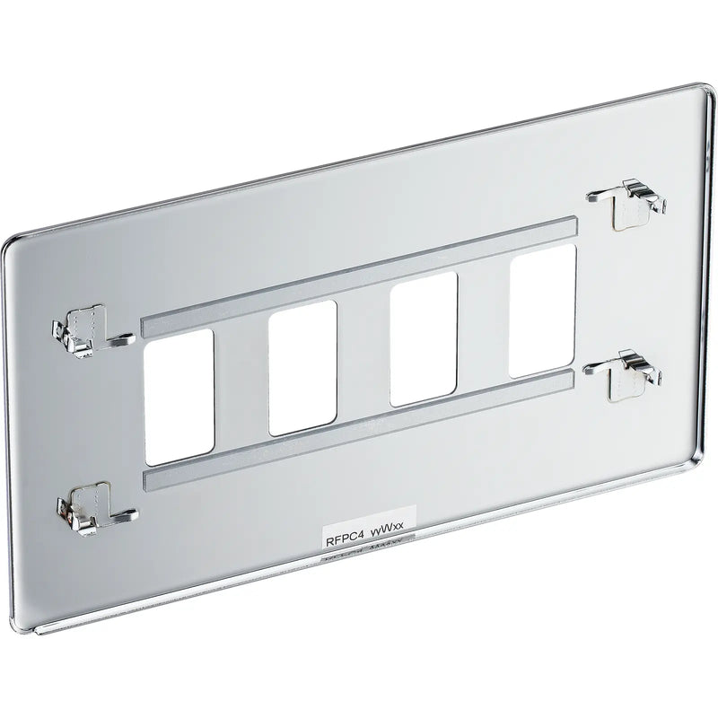 BG Electrical Grid - 4 module, rectangular