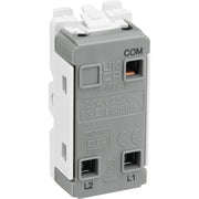 BG Electrical Grid - 2 way, single pole, printed EMG LTG TEST