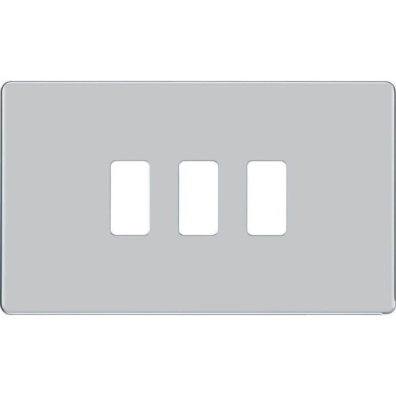 BG Electrical Grid - 3 module, rectangular