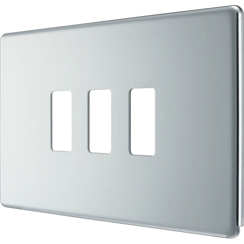 BG Electrical Grid - 3 module, rectangular