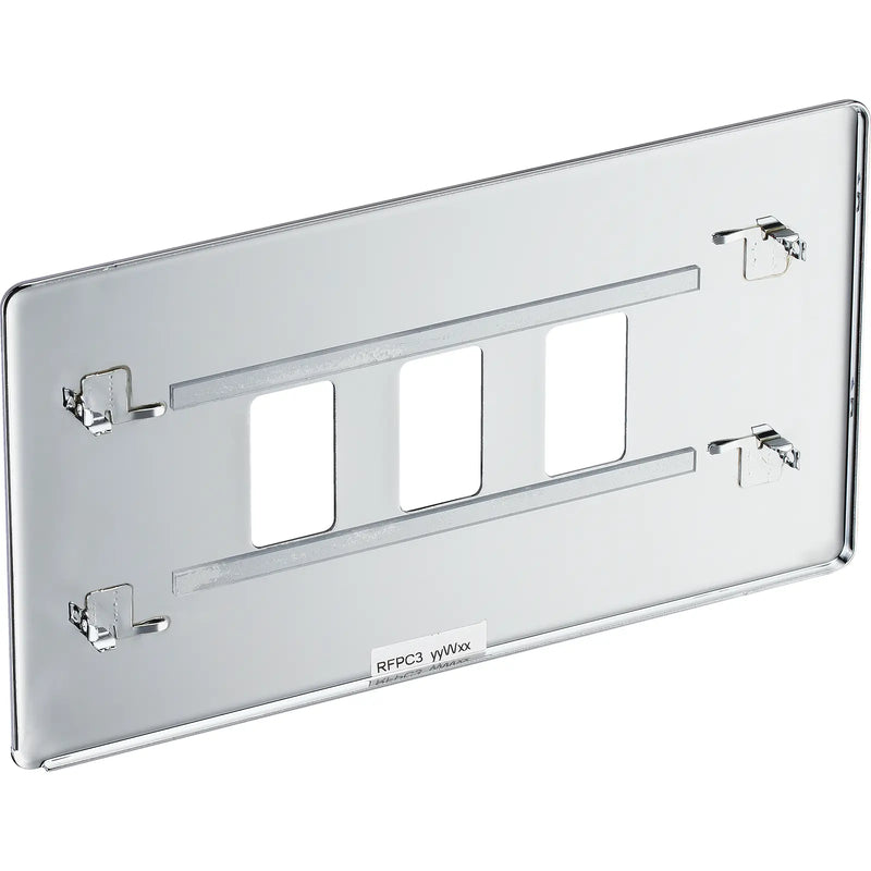 BG Electrical Grid - 3 module, rectangular