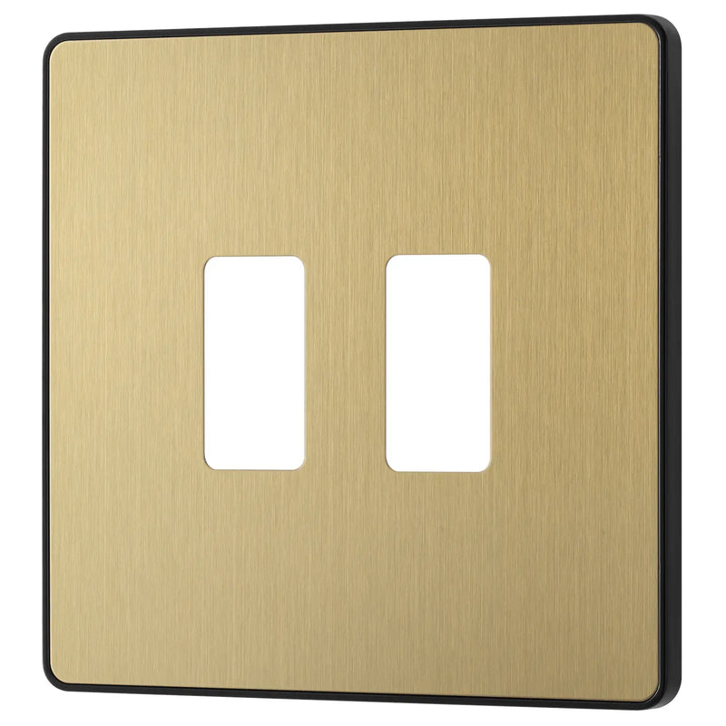 BG Electrical Grid - 2 module, square