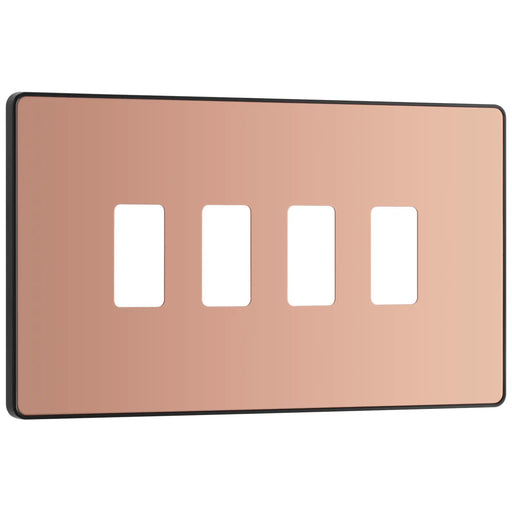 BG Electrical Grid - 4 module, rectangular